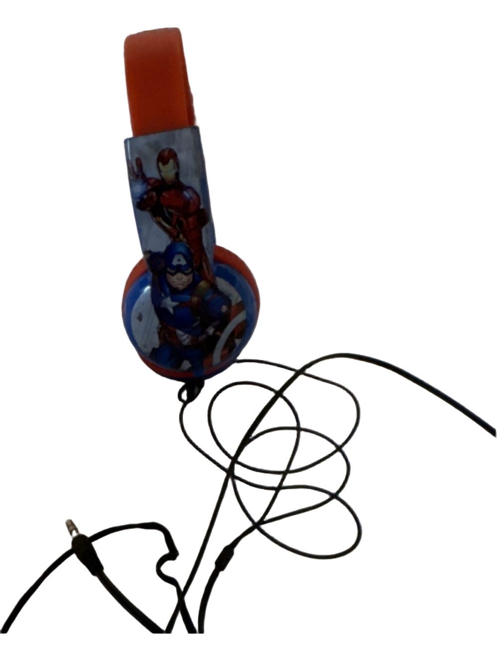 Marvel Avengers HP-0062 Wired On-Ear Headphones 3.5mm Adjustable Red/Blue